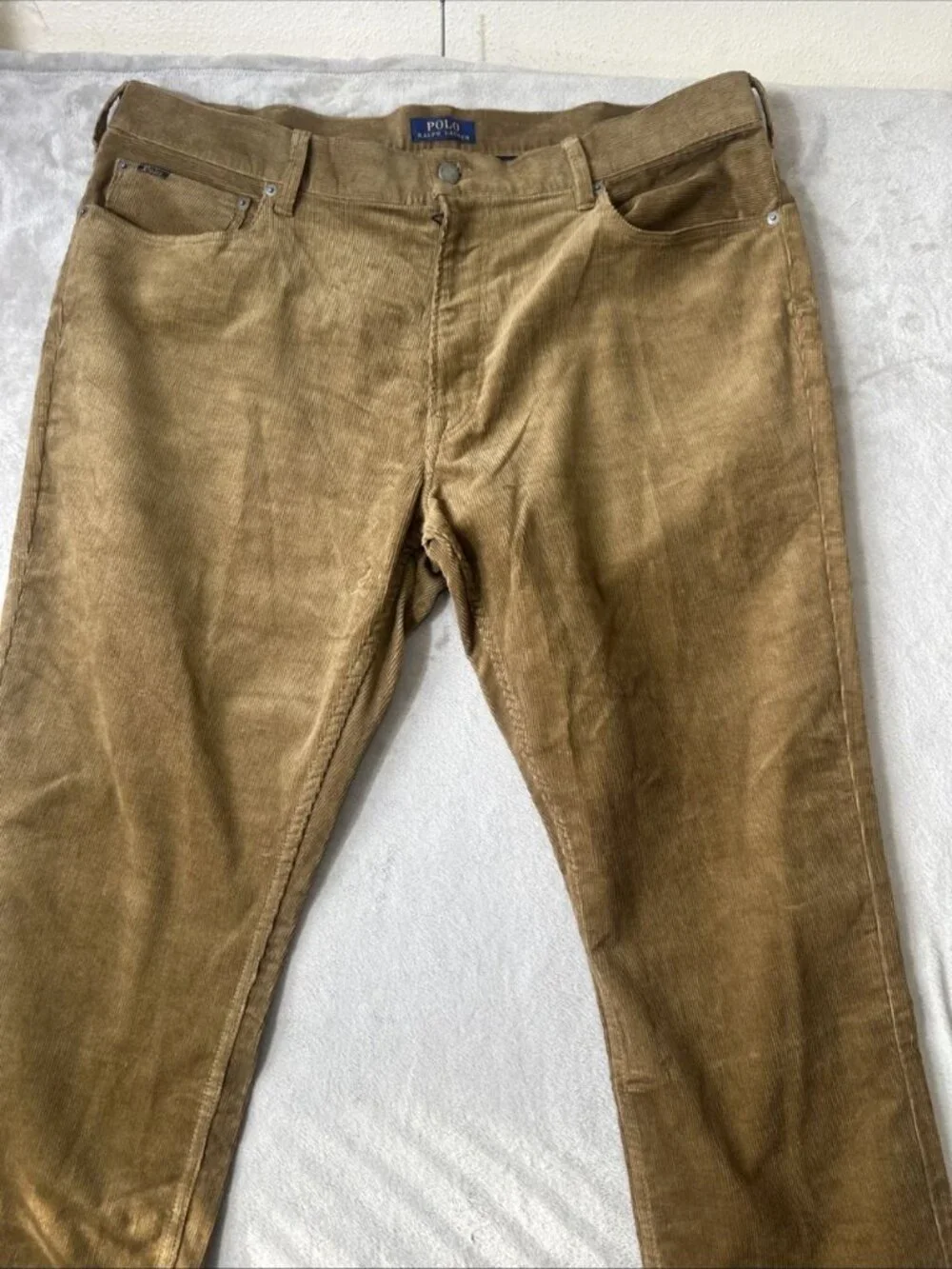 Polo Ralph Lauren Varick Slim Straight men’s corduroy pants brown 40x32 - Picture 4 of 10